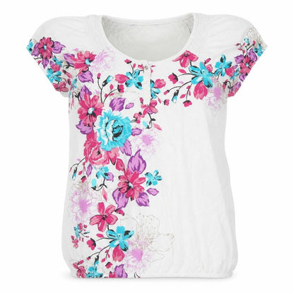 Womens UK Size 12 Preworn White Basic Blouse