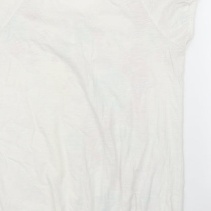 Womens UK Size 12 Preworn White Basic Blouse