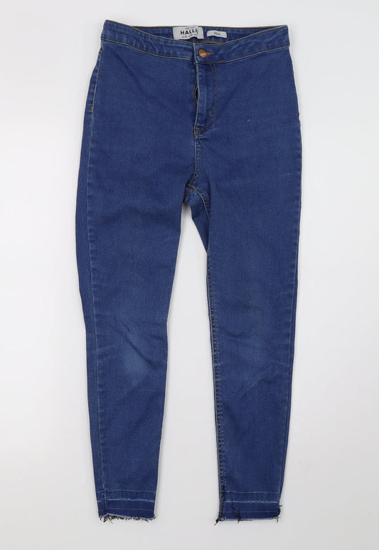 New Look Womens Blue  Denim Skinny Jeans Size 10 L25 in