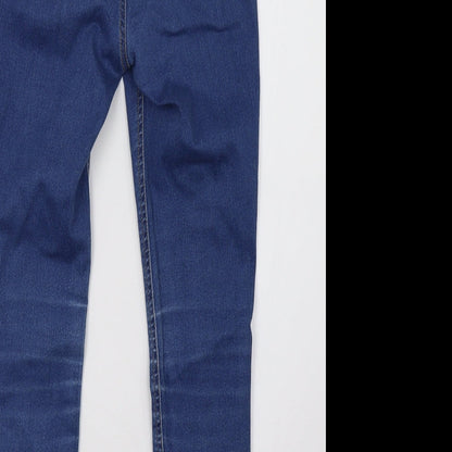 New Look Womens Blue  Denim Skinny Jeans Size 10 L25 in