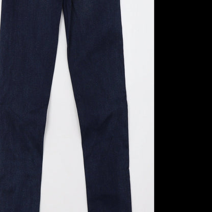 ASOS Womens Blue  Denim Mom Jeans Size 6 L32 in