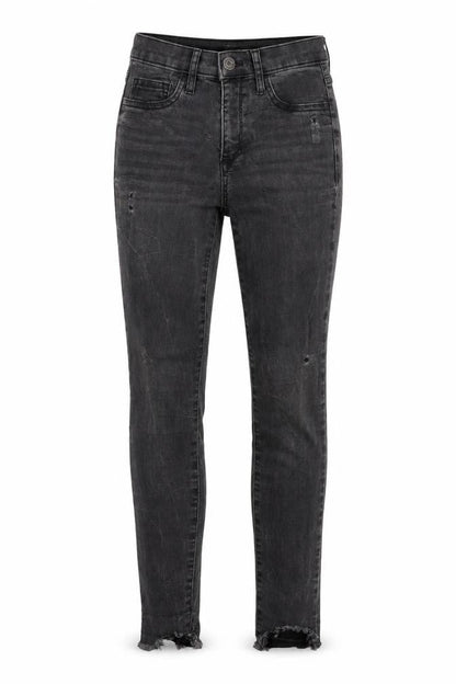 Womens UK Size 4 Gap Regular Fit Mom Grey Jeans