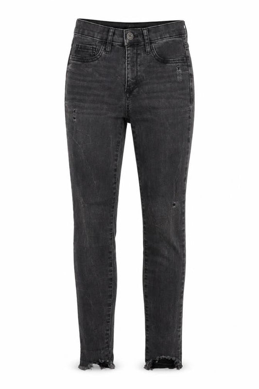Womens UK Size 4 Gap Regular Fit Mom Grey Jeans