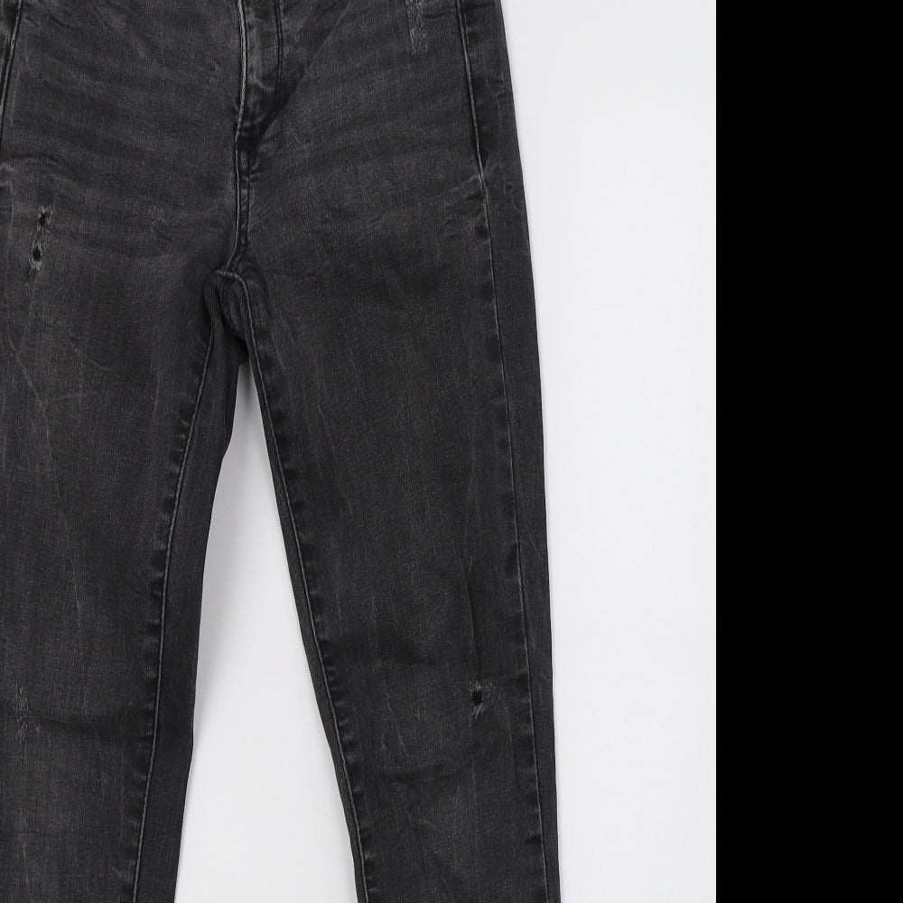 Gap Womens Grey  Denim Mom Jeans Size 4 L28 in