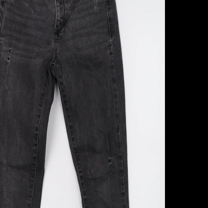 Gap Womens Grey  Denim Mom Jeans Size 4 L28 in