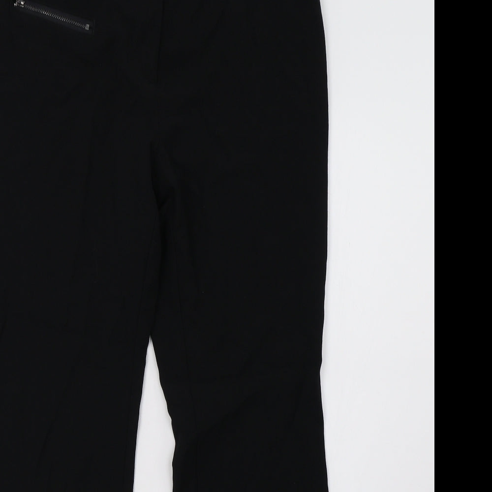 Womens UK Size 8 NEXT Regular Fit  Black Trousers