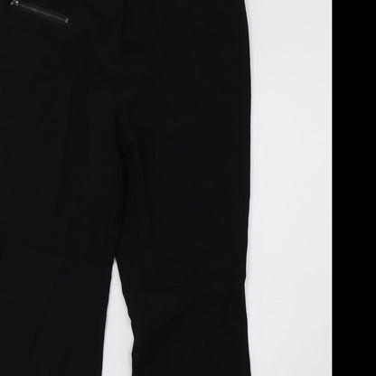 Womens UK Size 8 NEXT Regular Fit  Black Trousers