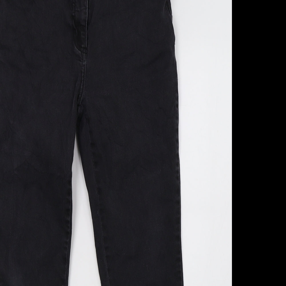 bexleys Womens Black  Denim Skinny Jeans Size 12 L28 in