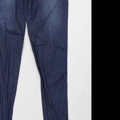 redtag Womens Blue   Straight Jeans Size 8 L30 in
