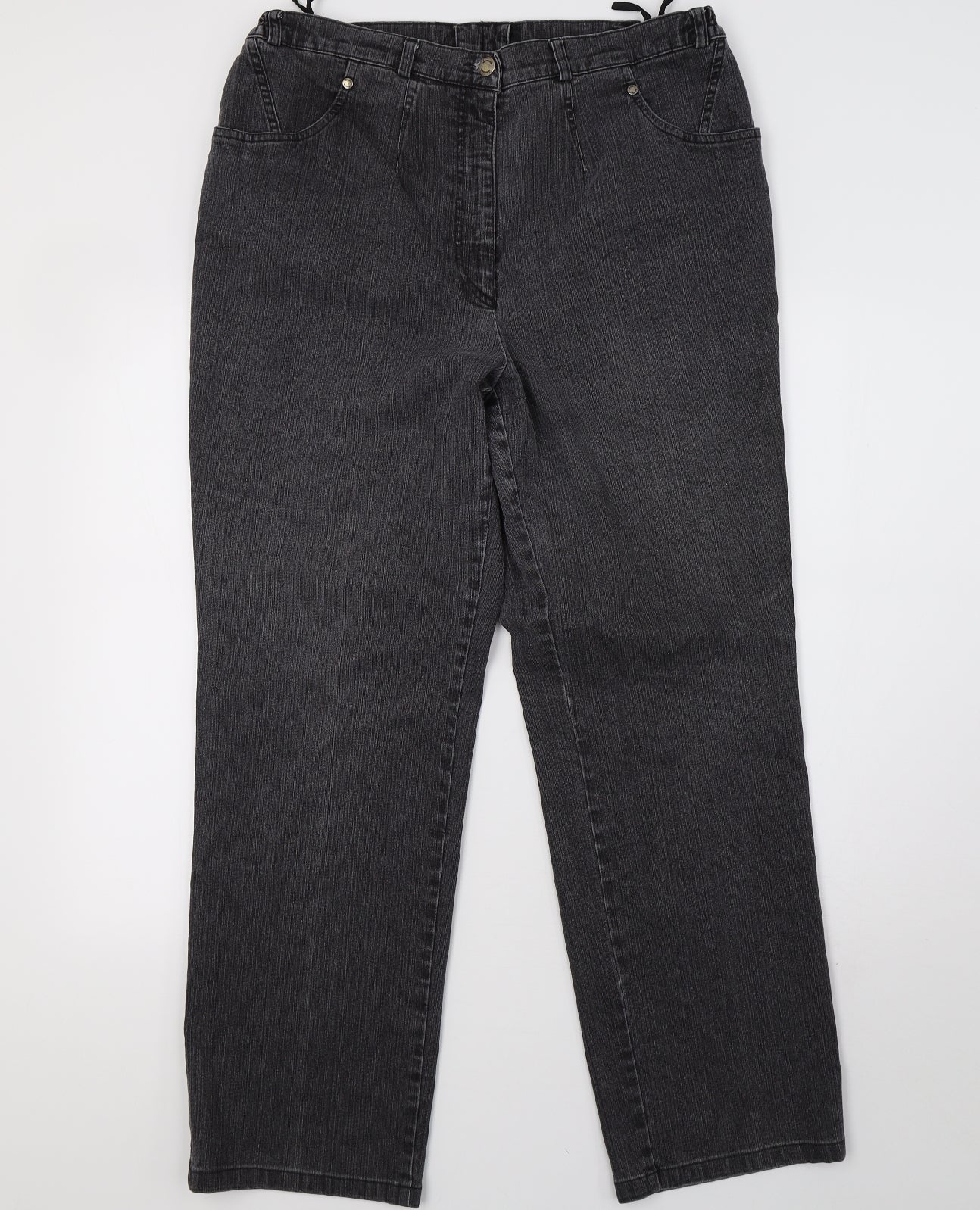 Womens UK Size 14 Preworn Regular Fit Jegging Grey Jeans