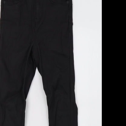 New Look Womens Black  Latex Skinny Jeans Size 8 L28 in