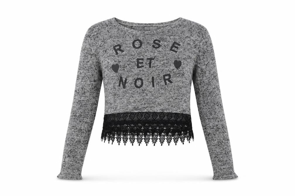Womens UK Size M H&M Grey Pullover Sweatshirt