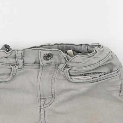 Primark Girls Grey  Denim Sweat Shorts Size 2-3 Years