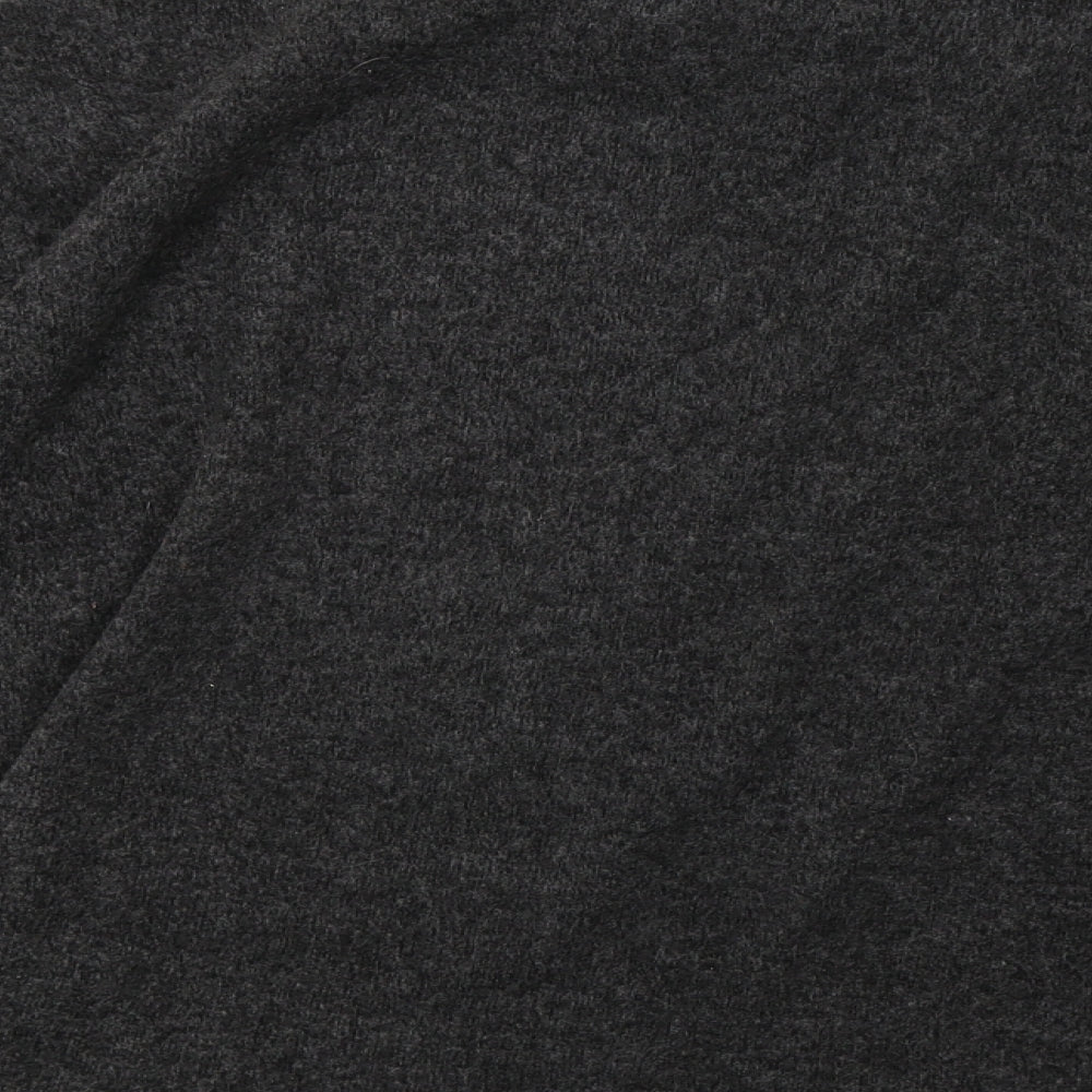 Nutmeg Womens Grey  Knit Pullover Sweatshirt Size 12