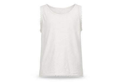 pepperts Girls White   Basic T-Shirt Size 10-11 Years