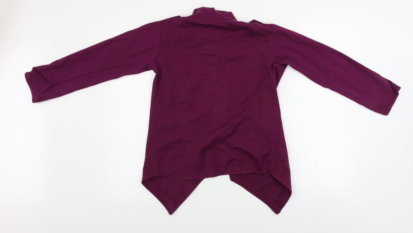 La Fille  Womens Purple   Jacket Coat Size 8