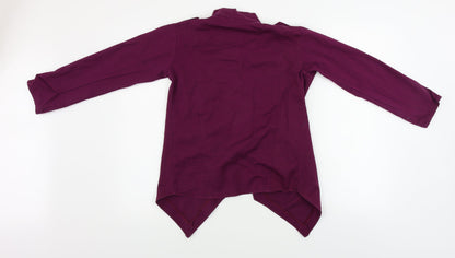 La Fille  Womens Purple   Jacket Coat Size 8