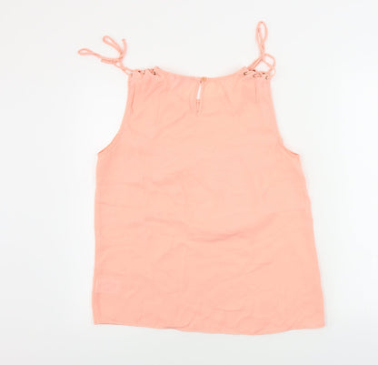 Womens UK Size 12 Peacocks Pink Basic Blouse