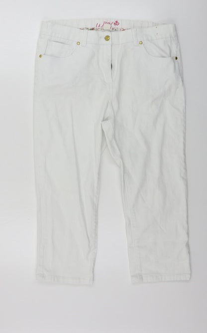 Simply Wow  Womens White   Cropped Jeans Size 34 in L20 in