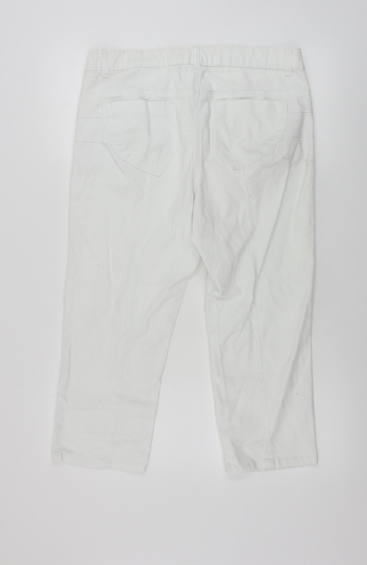 Simply Wow  Womens White   Cropped Jeans Size 34 in L20 in