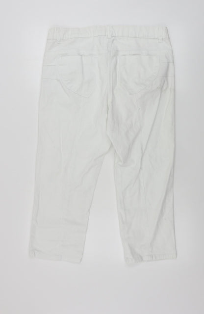 Simply Wow  Womens White   Cropped Jeans Size 34 in L20 in