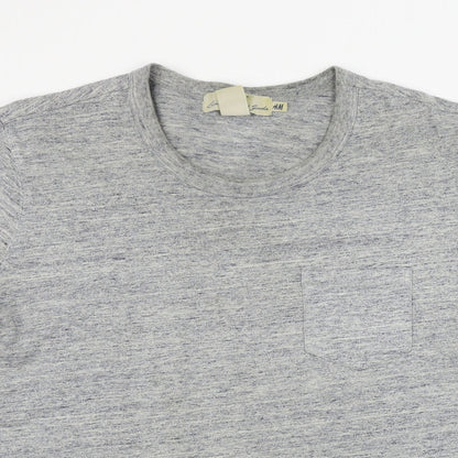 Womens UK Size XL H&M Grey Basic T-Shirt