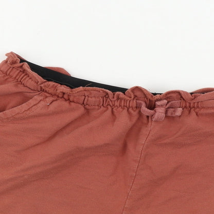 Primark  Womens Red Paisley  Cut-Off Shorts Size L