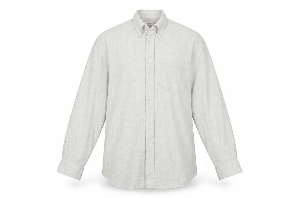 Marks and Spencer  Mens Beige    Button-Up Size 15.5