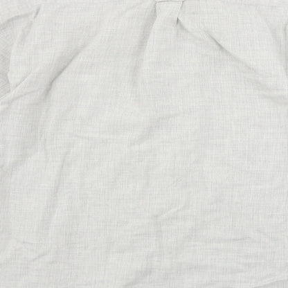 Marks and Spencer  Mens Beige    Button-Up Size 15.5