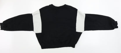 Womens UK Size S H&M Black Pullover Jumper