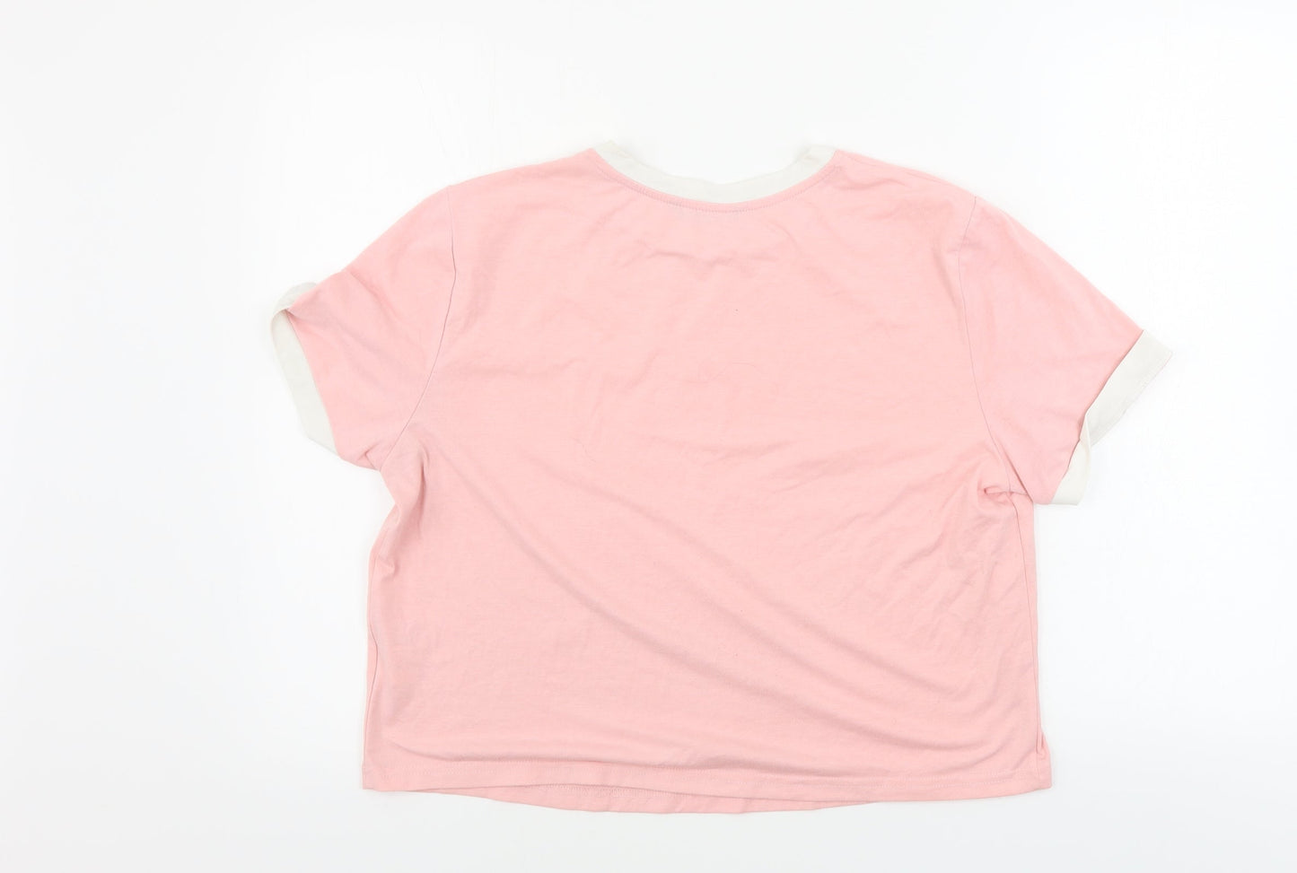 SheIn Womens Pink   Basic T-Shirt Size L