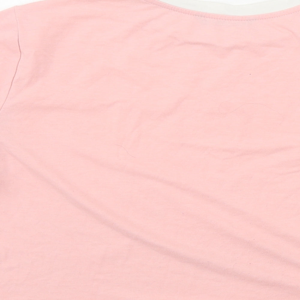SheIn Womens Pink   Basic T-Shirt Size L