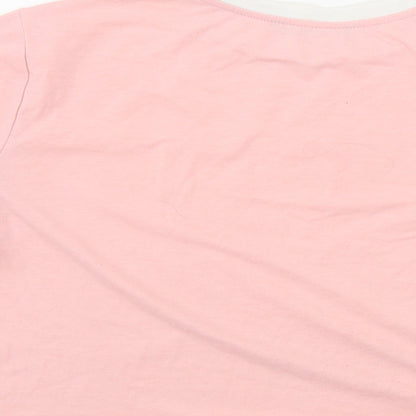 SheIn Womens Pink   Basic T-Shirt Size L