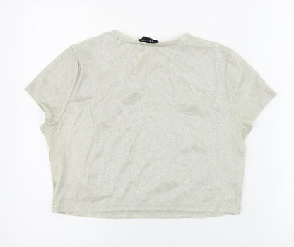 New Look  Womens Beige   Basic T-Shirt Size 14