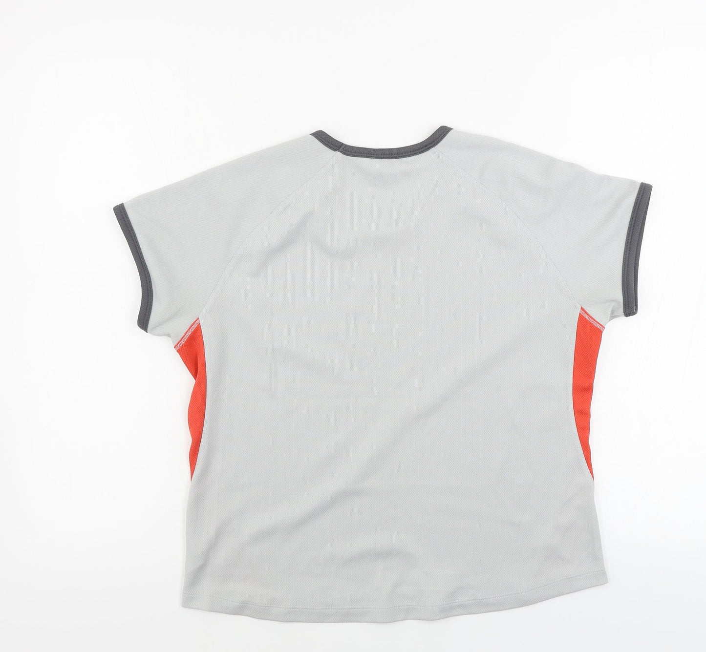 Womens UK Size 12 Marks and Spencer Grey Basic T-Shirt