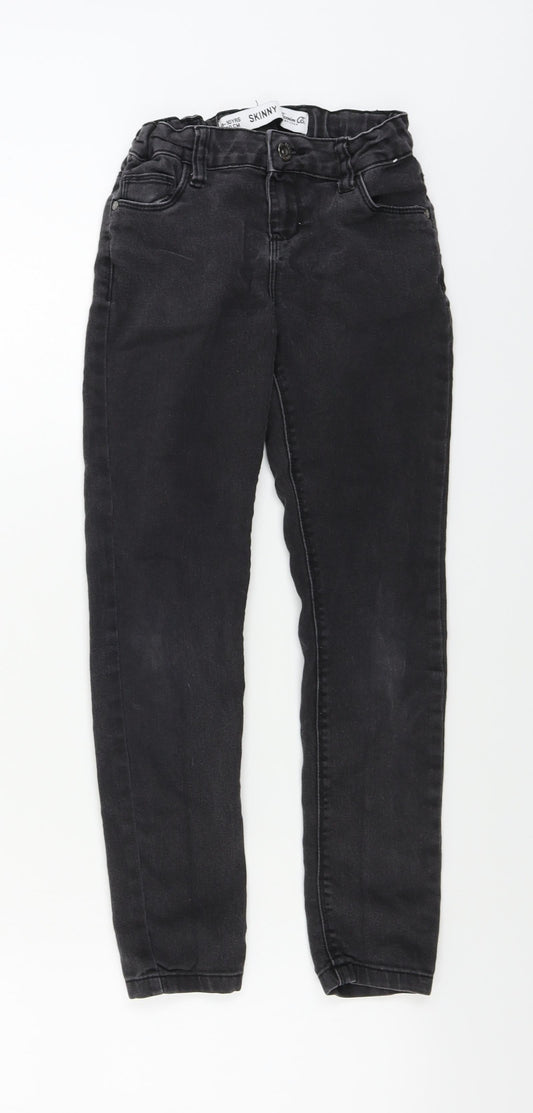 denim co Girls Grey   Skinny Jeans Size 9-10 Years