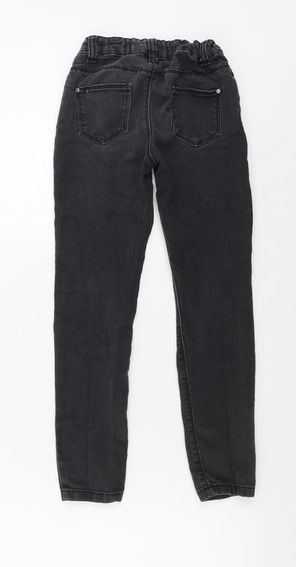 denim co Girls Grey   Skinny Jeans Size 9-10 Years