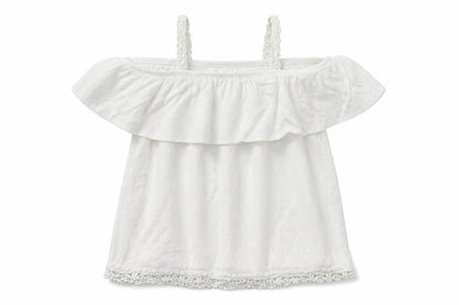 Primark Girls White   Basic Tank Size 11-12 Years