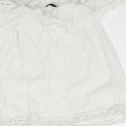 Primark Girls White   Basic Tank Size 11-12 Years