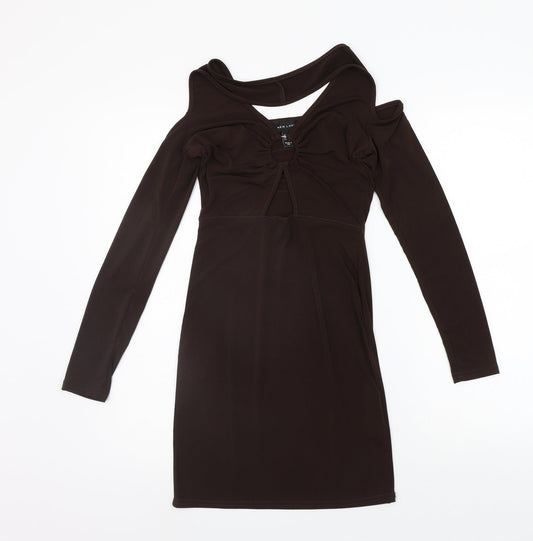 New Look Womens Brown   A-Line  Size 6