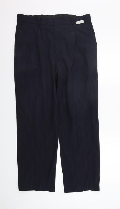 Womens UK Size 6 simon jersey Regular Fit  Blue Trousers