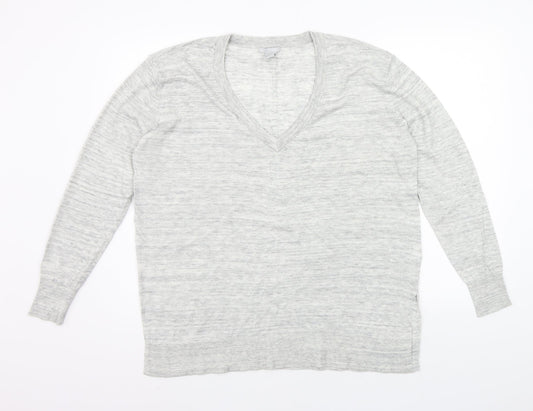 Womens UK Size L H&M Grey Pullover Jumper