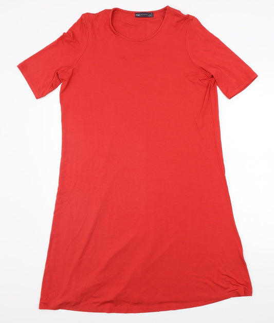 Marks and Spencer Womens Red   A-Line  Size 14