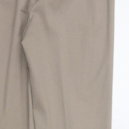 Womens UK Size 16 Artigiano Regular Fit  Beige Trousers
