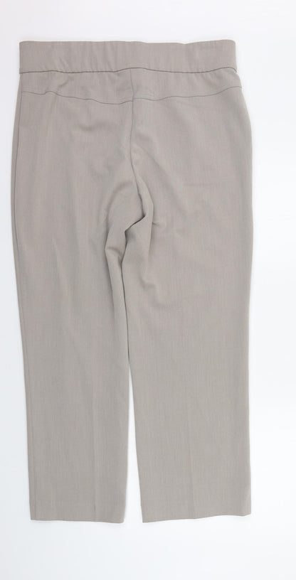 Womens UK Size 16 Artigiano Regular Fit  Black Trousers