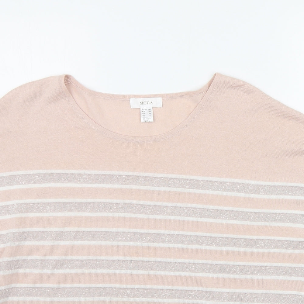 Womens UK Size 18 MONA Beige Pullover Jumper