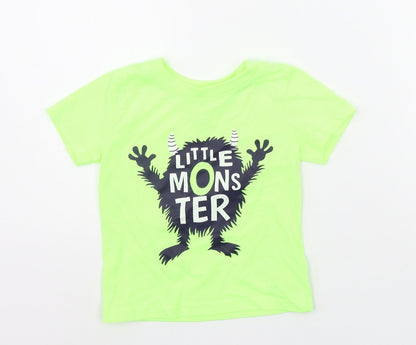 Primark Girls Green   Basic T-Shirt Size 12-18 Months