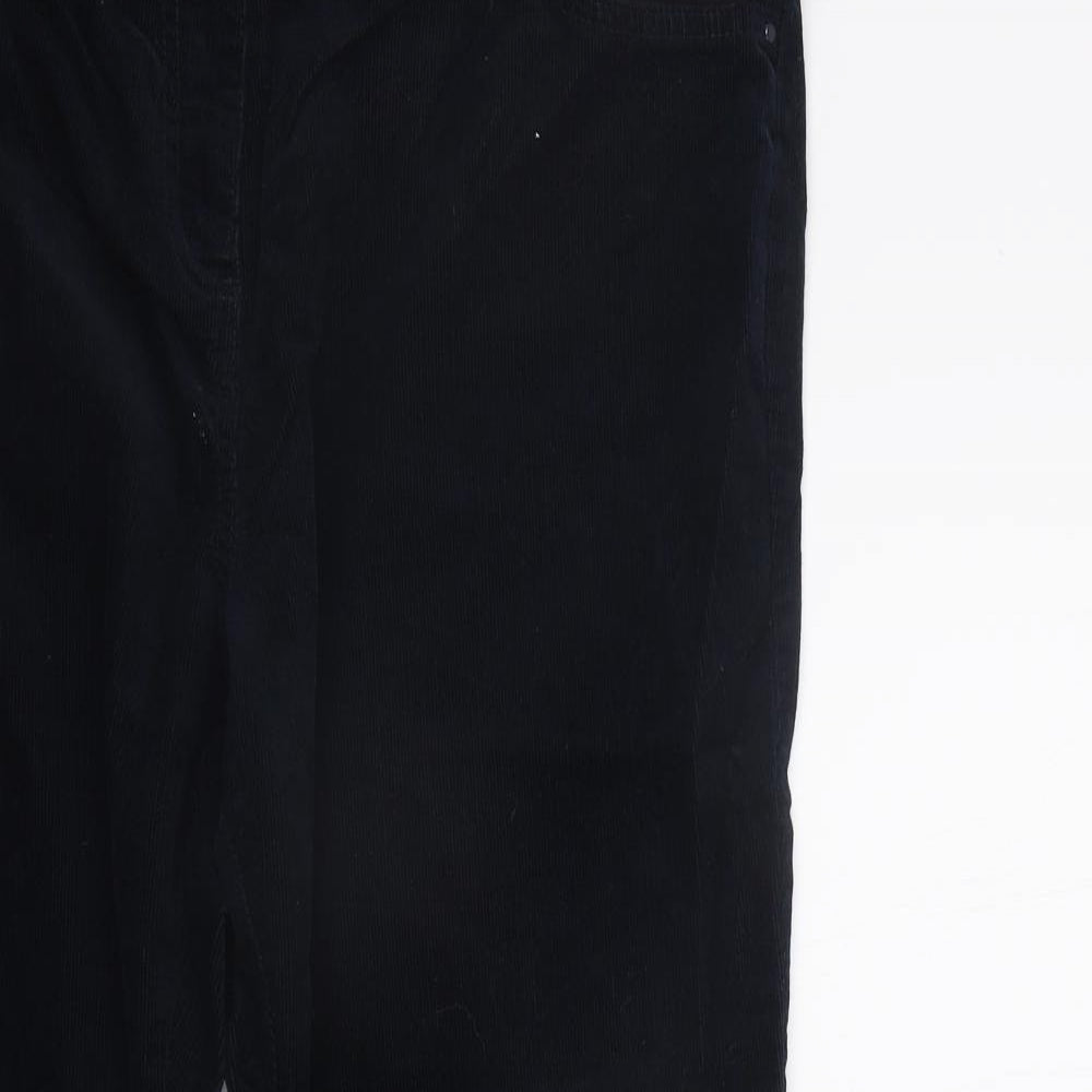 Womens UK Size 18 Marks and Spencer Regular Fit  Blue Trousers