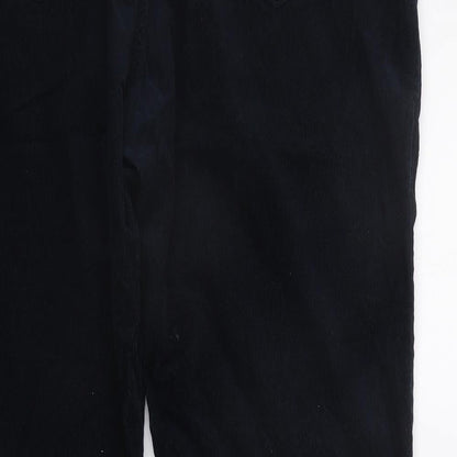 Womens UK Size 18 Marks and Spencer Regular Fit  Blue Trousers