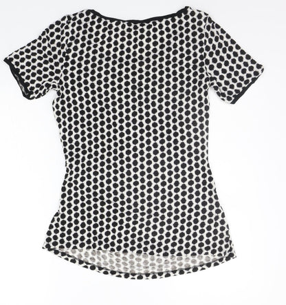 Womens UK Size 12 woolworths Black Basic T-Shirt